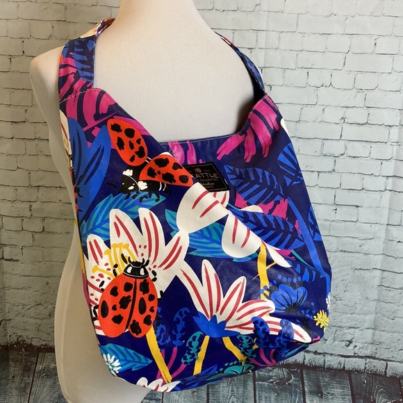 CHALO SEATTLE Eden Collection LADY BUGS boho slouchy purse bag & make-up bag set - Picture 5 of 16